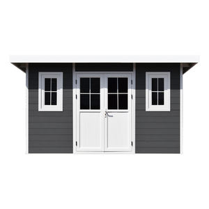 Sembo D2843 — Structure 4M x 3M fabriqué par des rochers <span class=keywords><strong>en</strong></span> acier, peinture métallique étanche, cadre mural WPC construction bac <span class=keywords><strong>de</strong></span> rangement - Product Image 6