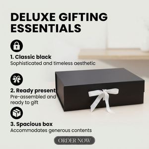 Boîtes cadeaux en carton noir personnalisées FX, grand format, prix de gros, boîte cadeau magnétique pliable pour l'emballage des chaussures - Product Image 1