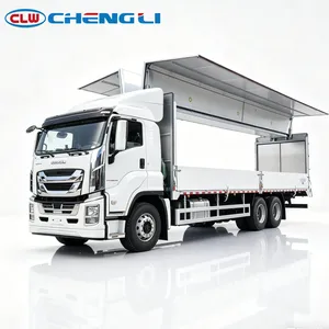 รถบรรทุกตู้ทึบแบบเปิดข้าง CLW 18T 6x4 สำหรับขนส่งสินค้า ใช้กับรถยกพาเลทและงานโลจิสติกส์ - Product Image 1