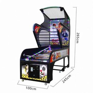 Machine de basket-ball d'arcade pliable de luxe, équipement de jeu à monnayeur pour adultes et enfants, pour console de jeu à domicile - Product Image 6