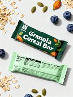 Eco-friendly Granola Cereal Nuts Bar Packaging Sachet Foil Inside Compostable MIx Fruit Candy Bar Snack Pillow Packing Bag