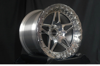 Jantes forgées Beadlock 18x12 pouces 5x120 pour course de dragster Corvette Z06 C7 C8