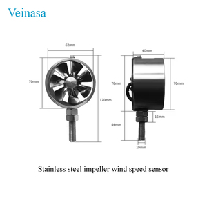Veinasa-IWS01สแตนเลสสตีล RS485ดิจิตอลใบพัดสำหรับ Veinasa-IWS01, เครื่องวัดความเร็วลมทำจากสแตนเลส RS485 - Product Image 4