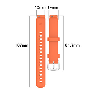 Correa de reloj de silicona DIY dividida con caja de barra de resorte y hebilla de pin, pulsera de repuesto para reloj inteligente Google Fitbit Air - Product Image 3
