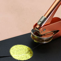 Sceau de gaufrage de bureau personnalisé pour mariages, invitations, logos, sceaux de cire et autocollants d'équipement