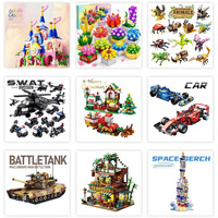 Juego de Bloques de Construcción de Portaaviones con Helicópteros, Jets y Vehículos Militares, Juguete Educativo STEM, Regalo para Niños, Venta Directa de Fábrica