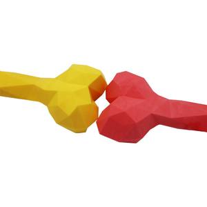 Jouets à mâcher durables pour chiens de grande race, presque indestructibles, durs, à base d'os à mâcher en caoutchouc pour agressifs. - Product Image 6