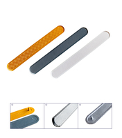 Dalles indicatrices tactiles autocollantes en PVC et acier inoxydable 304/316 pour usage extérieur