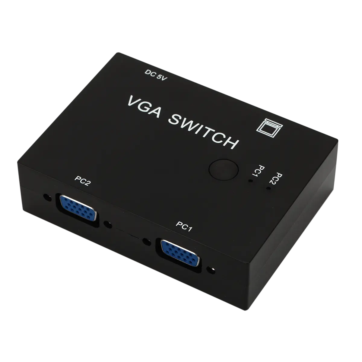 2入力1出力VGAスイッチ2 in 1出力プラグアンドプレイVGA、XVGA、SVGA、UXGAおよびマルチシンクディスプレイスイッチアダプタースプリッターをサポート