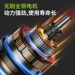 เครื่องเจียรไร้สาย 21V แบบไร้แปรงถ่าน ลิเธียมไอออน, เครื่องขัดเงาพลังสูงแบบชาร์จไฟได้ - Product Image 4