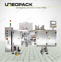 Machine d'emballage semi-automatique à poste unique avec alimentation manuelle pour sceller les sachets de granulés, poudres et snacks, offrant une fermeture stable