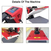 Presse à transfert thermique par sublimation pour t-shirts 15x15 pouces pour une impression abordable