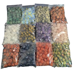 New Arrival 100g Bag 15-25MM Assorted Crystal Polished Natural Landscaping Colored Crushed <strong>Stone</strong> - Product Image 3