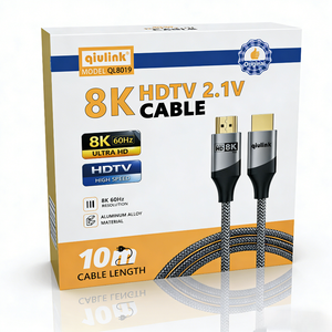 Câble <span class=keywords><strong>HDMI</strong></span> ultra haute vitesse 8K 60Hz 4K 120Hz <span class=keywords><strong>HDMI</strong></span> 2.1, cordon <span class=keywords><strong>HDMI</strong></span> tressé 48 Gbps pour Smart TV, moniteur de jeu, projecteur - Product Image 6