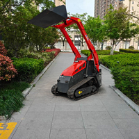 Vertikaler Hublader SMT-XC1100 Mini-Raupenlader mit Rutschfestem Raupendesign für Villenhof-Renovierung und Kleinbauernhof-Konstruktion