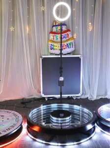 Фотобудка «Абисс» 115 см с обзором 360 градусов и RGB-подсветкой — идеально для создания ярких визуальных эффектов на вечеринках и свадьбах - Product Image 6