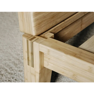 Zb BSCI hiện đại Thiết kế đơn giản Khung giường tre với đầu giường gỗ rắn nền tảng Nữ Hoàng USA Kích thước nội thất phòng ngủ - Product Image 4