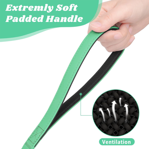 Henshine, precio de fábrica, correas de nailon recubiertas de PVC, mango acolchado extremadamente suave, juego de correa para perros al aire libre impermeable e inodoro - Product Image 3