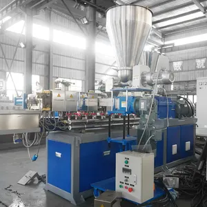 Plastic PP ABS PC Filler Masterbatch Compounding Extrusion Twin Screw Extruder Machine