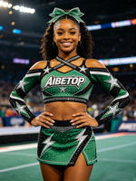 Uniformes de pom-pom girls personnalisés pas chers, haute qualité, conception gratuite, OEM ODM, costumes de cheerleading, fournisseur en gros