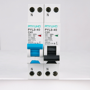 Pnyuho Loại B RCBO 1P + 18mm đường cong Vấp 1P + N 6kA phá vỡ 240V/230V PYL3-40 c1pn thu nhỏ ngắt mạch rò rỉ hiện tại - Product Image 2