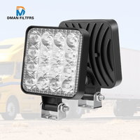 Feux de travail LED super lumineux 48W pour SUV, camions tout-terrain, bateaux, voitures 12V/24V