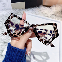Gafas de Sol de Ojo de Gato Extra Grandes para Mujer, Venta al por Mayor, Juego de 4 Piezas, Montura Completa de PC, Lentes Transparentes, Gafas de Moda para la Calle