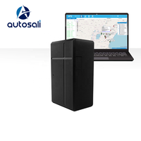 Autosali 2G GPS-Tracker mit Langer Standby-Zeit Starkem Magneten Echtzeit-Tracking PC-Kompatibel für Haustiere & Fahrzeuge-AT02