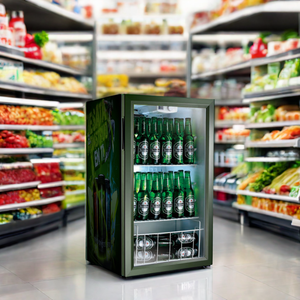 Meisda SC98 98L Refroidisseur d'affichage de boissons Offre Spéciale Congelateur de porte en <span class=keywords><strong>verre</strong></span> pour vitrine de supermarché - Product Image 2