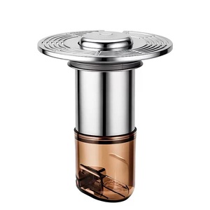 Noyau de siphon de sol flottant entièrement automatique anti-odeur, siphon universel pour salle de bain, anti-insectes, anti-refoulement, décharge directe - Product Image 1