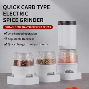 <span class=keywords><strong>2025</strong></span> mới có thể sạc lại cay hạt tiêu nhà máy tự động điện muối và hạt tiêu Mill Grinder Set với 2-6 container - Product Image 2