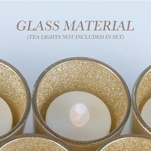 Décoration d'intérieur de haute qualité, bougie LED dorée, bougie chauffe-plat avec pot à bougie - Product Image 4
