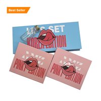 Boîtes vides de brillant à lèvres avec logo personnalisé Présentoir de maquillage Tube de baume à lèvres Coffret cadeau cosmétique Boîte de papier d'emballage de brillant à lèvres rouge à lèvres
