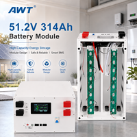 Pack de batteries LiFePO4 DIY testé par Marko, 51.2V 280Ah 300Ah 314Ah 16kWh, pour stockage d'énergie domestique, boîtier de batterie DIY pour système solaire hors réseau