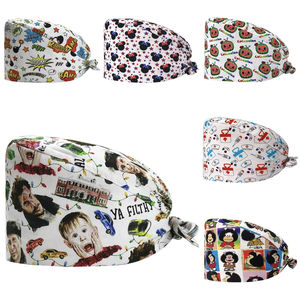 قبعة ممرضة أنيقة مطبوعة، ناعمة وقابلة للتنفس، مناسبة للعيادات والمستشفيات وعيادات الأسنان والطاقم الطبي - Product Image 2