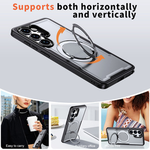 เคสโทรศัพท์กันกระแทกระบบแม่เหล็กสำหรับ Samsung Galaxy, S26พิเศษ TPU + PC มีห่วงหมุนได้360 ° ใช้ได้กับ A27 A17 A37 A57 <span class=keywords><strong>xcover</strong></span> 7 - Product Image 3