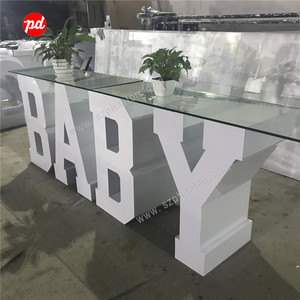 Torta tabella lettera per <span class=keywords><strong>1</strong></span> <span class=keywords><strong>anno</strong></span> di età del bambino doccia di compleanno decorazione del partito, prezzo a buon mercato numero di tavolo e tavolo lettere segno - Product Image 6