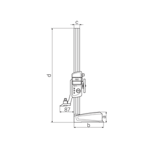 Allemagne Mahr Instrument de mesure et de traçage de hauteur Digimar 814SR 300 814 600 Jauges de hauteur numériques 4426100 4426101 - Product Image 4