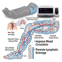 Nuevo Sistema de Terapia de Compresión de Aire Premium 2026, Diseño de Envoltura Ajustada para Relajación Muscular y Drenaje Linfático para Atletas