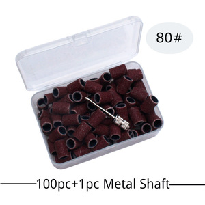 Ensemble de bandes abrasives pour ongles, colorées, 80 #   180 #   240 #   Embouts de ponçage pour perceuse à ongles électrique, manucure et pédicure - Product Image 4