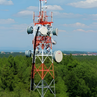 Tour de diffusion télévisuelle en treillis d'acier certifiée AWS YingHao, résistante aux typhons de catégorie 12, durée de vie de plus de 50 ans pour une fiabilité accrue