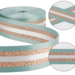 สายรัดไนลอนคุณภาพสูงขนาด 38 มม. แบบทอ 3 มิติ ลายนูนโลโก้ ลายก้างปลา  สำหรับกระเป๋า - Product Image 3