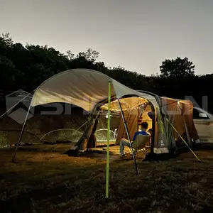 Tenda impermeabile gonfiabile all'aperto del furgone del Camper del tetto per la tenda della tenda della tenda del Caravan di campeggio della famiglia