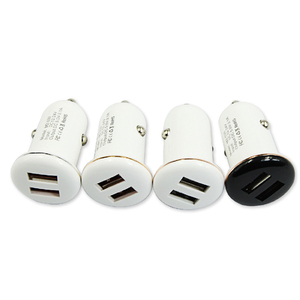 cargadores para celular迷你尺寸白色5v 2.1a 10w 2端口<span class=keywords><strong>Usb</strong></span>汽车充电器21a汽车适配器双端口<span class=keywords><strong>Usb</strong></span>带发光二极管灯 - Product Image 5
