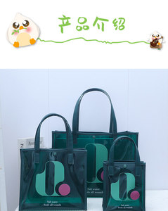 High End PVC PU Tote <b>Bag</b> <b>Large</b> Capacity Waterproof Women <b>Shoulder</b> Handbag <b>Large</b> Capacity Ladies Travel Beach <b>Bag</b> for Women - Product Image 5