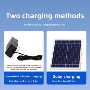 16-Inch Solar LED Light Stand <b>Fan</b> With 9 High-Speed Battery Operation <b>Remote</b> <b>Control</b> Rechargeable Standing <b>Fan</b> WYfs05 Rechargeab - Product Image 6