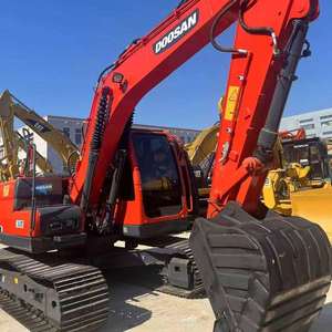 Excavadora de cadenas Doosan DX140LC-9C de 14 toneladas de alto rendimiento, pocas horas de uso, motor de servicio pesado, bomba, motorreductor, equipo de construcción - Product Image 4