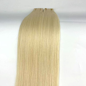 Prix usine Double Drawn <span class=keywords><strong>Thair</strong></span> Extension Bande de cheveux humains en expédition rapide Bande de cheveux humains en gros Bande brute dans les extensions - Product Image 3