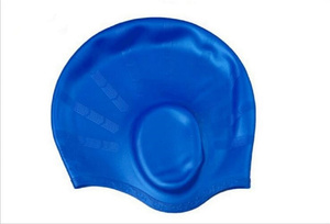 Bonnet de bain en gel de silicone flexible pour hommes et femmes, cheveux longs, sport, imperméable, bonnet de natation pour <span class=keywords><strong>piscine</strong></span>, couvre-chef pour adultes - Product Image 3