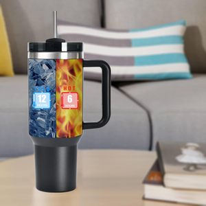 Vaso Térmico Personalizado de 40 oz al por Mayor, Taza de Viaje de Acero Inoxidable, Vaso Térmico para Café, Vaso al Vacío de 20oz, 30oz, 40oz con Asa y Logotipo - Product Image 5